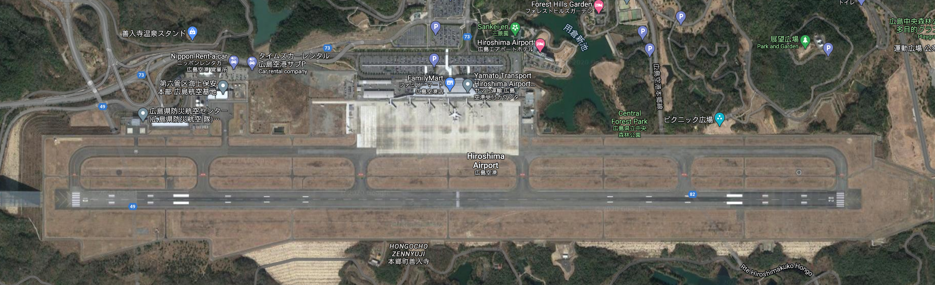 HiroshimaAirport_GoogleMaps